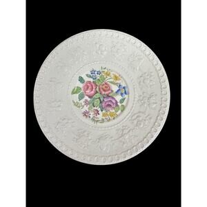 1940s Wellesley Wedgwood Ullswater China 7" Dessert Plate Ornate